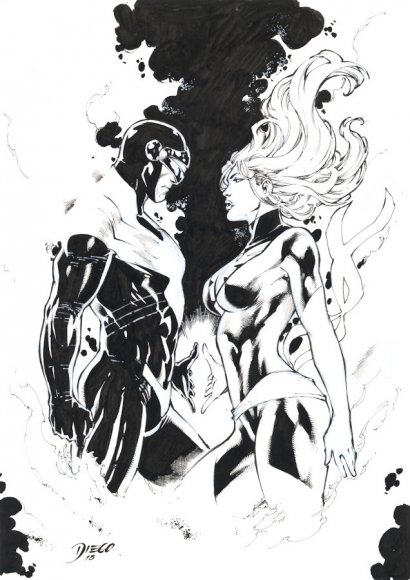 Phoenix (Jean Grey) and Cyclops (Scott Summers)