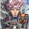 X-Men - Jean Grey, Storm, Archangel, Colossus, Bishop, Iceman