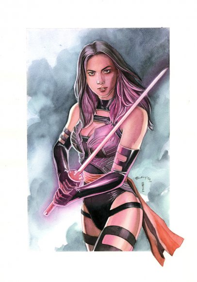 Olivia Munn as Psylocke from X-Men Apocalypse movie