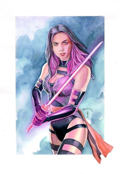 Olivia Munn as Psylocke from X-Men Apocalypse movie