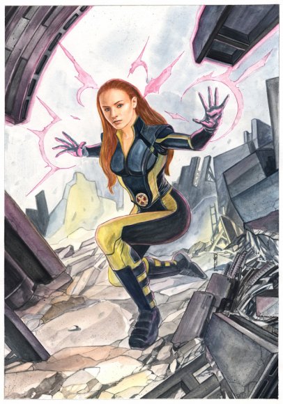 Sophie Turner as Jean Grey from X-Men Apocalypse movie