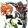 Young Jean Grey & Spider-Man (Miles Morales)