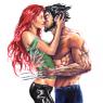 Jean Grey (Phoenix) & Logan (Wolverine)