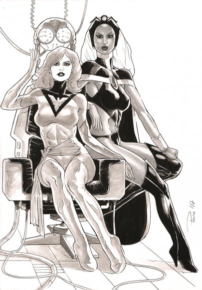 Phoenix (Jean Grey) & Storm